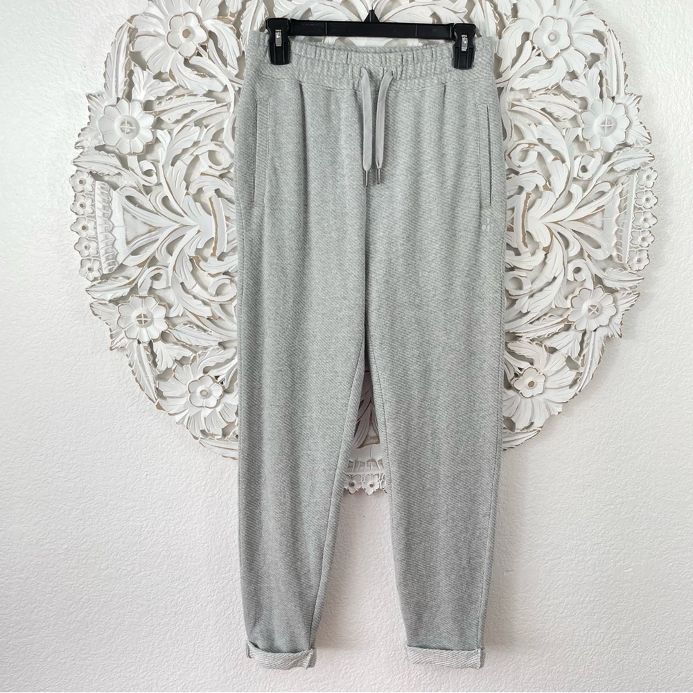 {Sweaty Betty} Nestle Up Tapered Lounge Pants, Mid Gray Marl, Size S